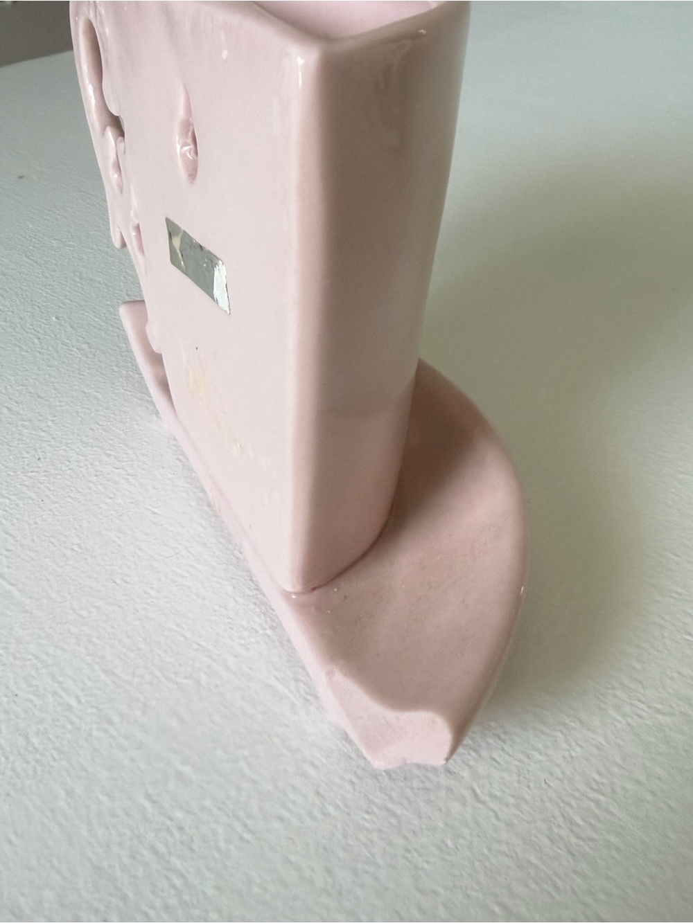 Two Teacup Wall Pockets Pink Cream - Picture 7 of 7